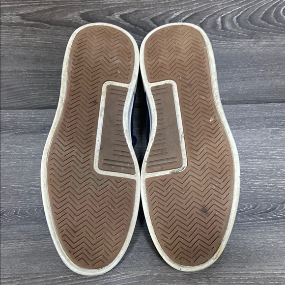 Robert David Mens Casual Oxford Sneakers Shoes Navy Blue Lace Up Size 8 - Picture 7 of 8